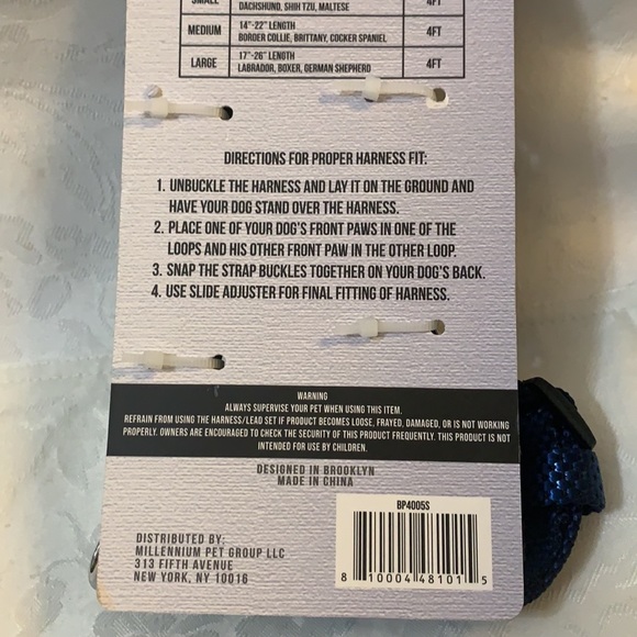 Harness & Lead Set by Brooklyn Pet Gear - Picture 7 of 8